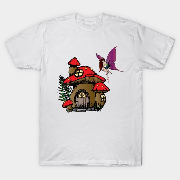 Fairy Garden T-Shirt by AmazingArtMandi